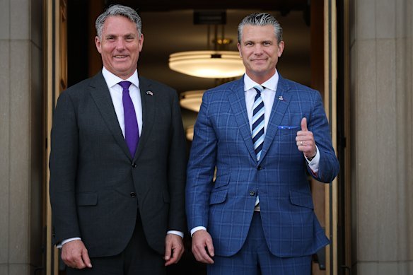Richard Marles impresses with no-notes speech at informal Washington DC barbecue