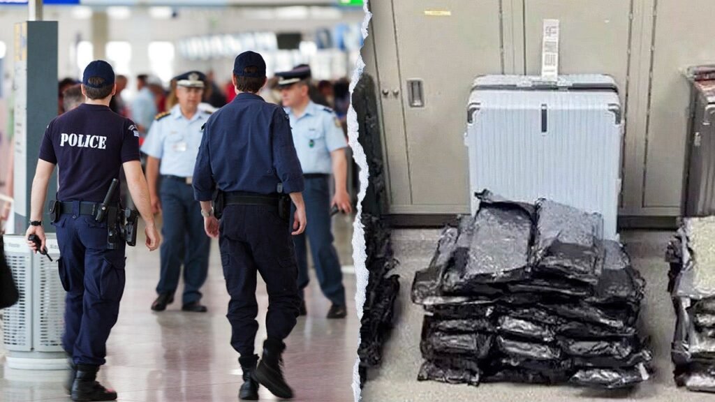 Staggering drug haul found at major airport after bizarre attempt to hide evidence