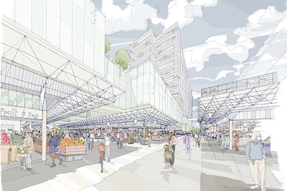 New masterplan reveals plans for apartment towers and reduced market footprint