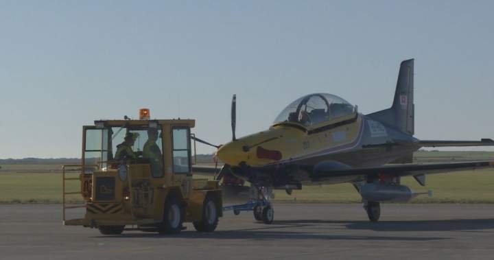 Snowbirds base gets a glimpse at aircraft expected to replace Tutor jets