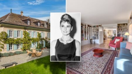 Audrey Hepburn's Swiss villa hits market for whopping  million