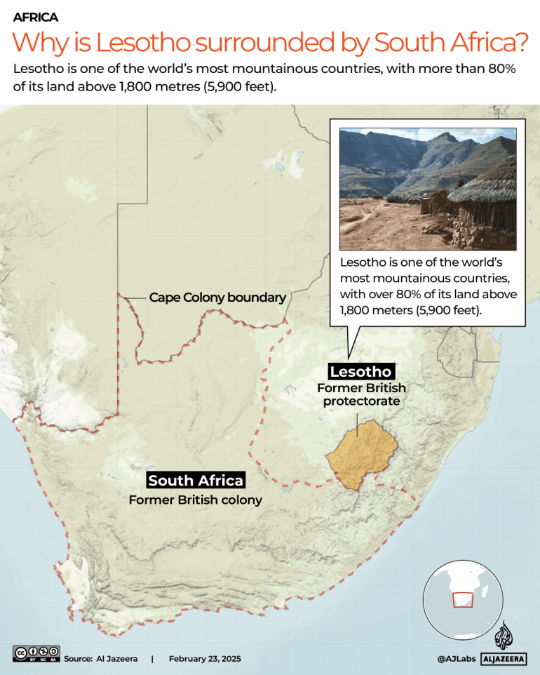 INTERACTIVE-AFRICA BORDERS-LESOTHO-FEB20-2025-1740300426