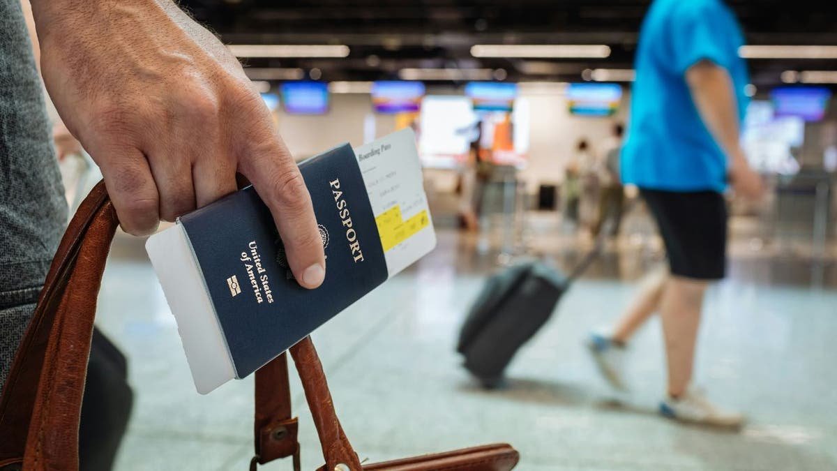 traveler with passport