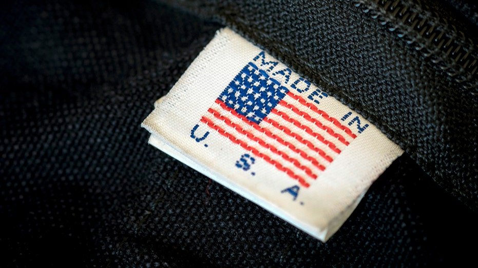 Made in USA tag on shirt