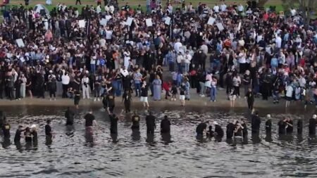 Mass baptism as people mark Good Friday in WA