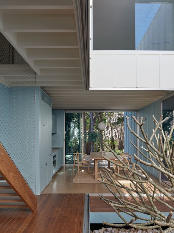 Inside the Blok Three Sisters property. 