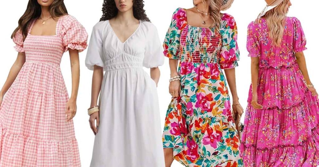 17 Pretty Puff-Sleeve Dresses That Secretly Hide Underarm ‘Bat Wings’ — Starting at 