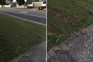 My neighbor won’t stop mowing my lawn — badly