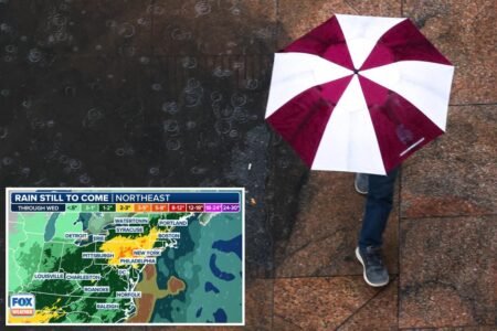Northeast faces another soggy weekend as stalled storm threatens rain for days