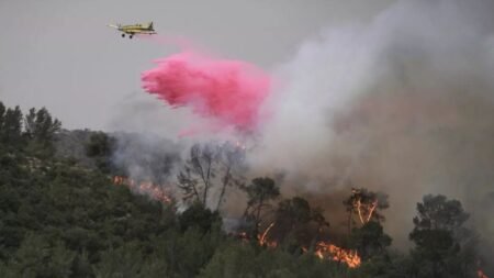 European countries send planes to help Israel fight massive wildfire