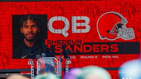 Shedeur Sanders' Browns jersey is Fanatics' top online seller of his draft class
