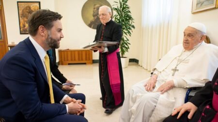 JD Vance explains why meeting Pope Francis hours before his death was 'a sign from God'