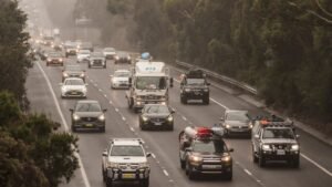 Tyres shredded, kilometres of M1 closed after truck spills metal debris