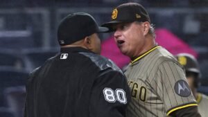 Padres manager Mike Shildt tosses glasses in blind range over Fernando Tatis Jr ejection