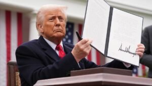 Record B tariff inflow helped ease the US budget deficit rate