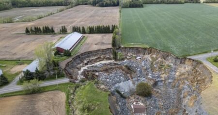 ‘The path disappeared:’ Landslide sweeps away home and road northeast of Montreal