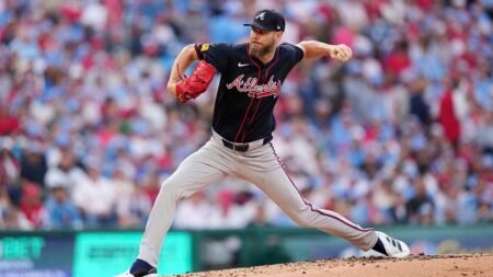 Braves' Chris Sale reaches 2,500 strikeouts faster than any pitcher in MLB history