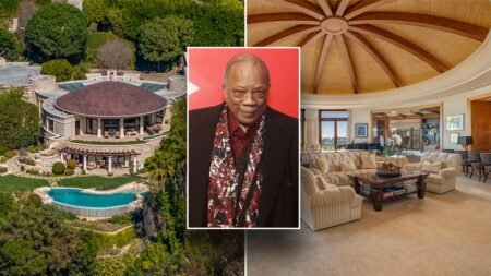 Quincy Jones' sprawling Bel Air estate listed for .9M