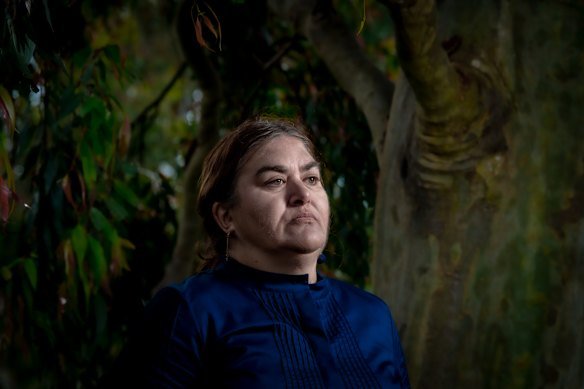 Kurnai woman Veronica Gorrie attended the vigil in Alice Springs.