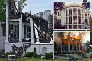Owner of largest antebellum mansion in the South hopes to rebuild after devastating fire — as some celebrate its destruction