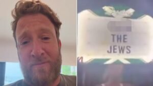Dave Portnoy says he's sending culprits behind antisemitic sign to Auschwitz to learn about Holocaust