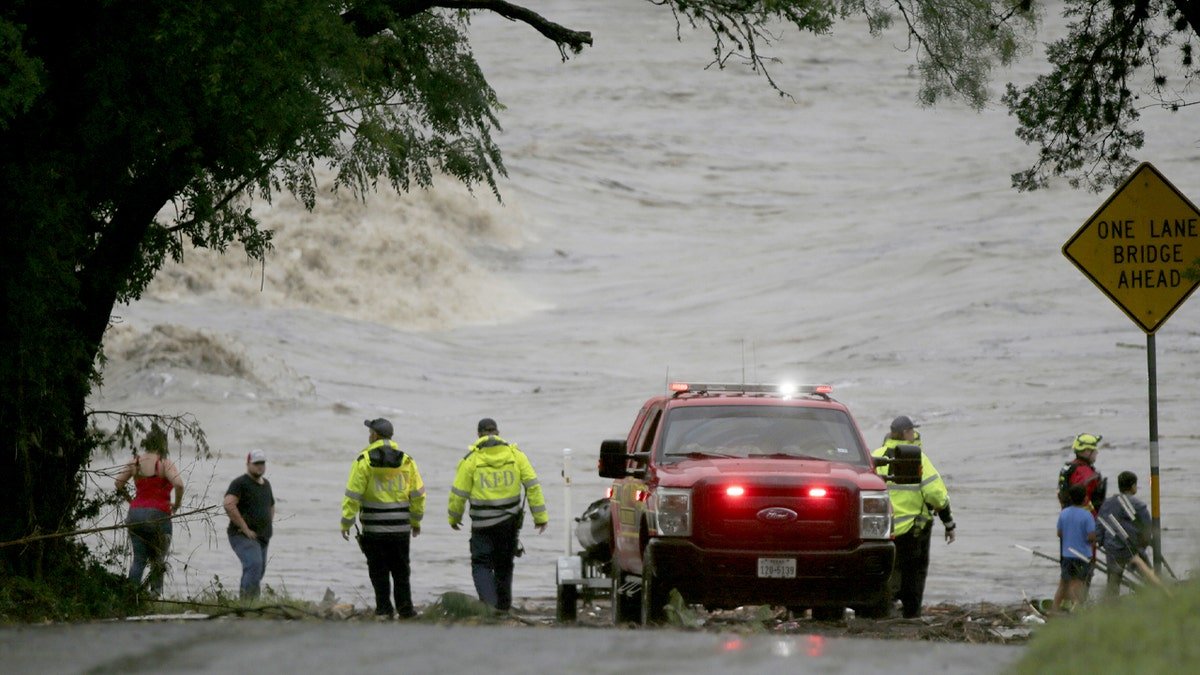 First responders search for individuals after devastating Texas flood