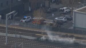 Major delays on Melbourne train lines after fire breaks out on railway line