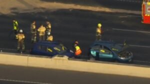 Major collision on Melbourne freeway