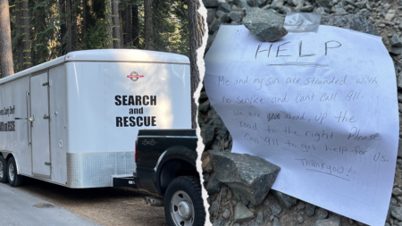 Lost mother’s handwritten notes save her and 9-year-old son stranded in remote California wilderness