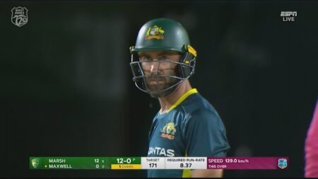 Maxwell gone for golden duck