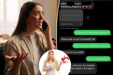 ‘Delusional’ bride bans Gen Z sister from ‘childfree’ wedding — yet demands a gift: ‘You’re not mature enough’