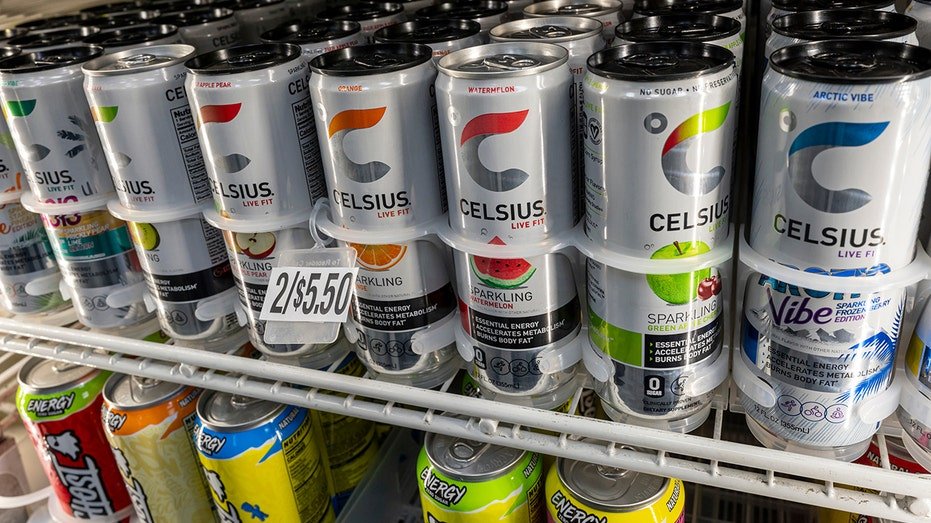 Celsius energy drinks at a store in Crockett, California