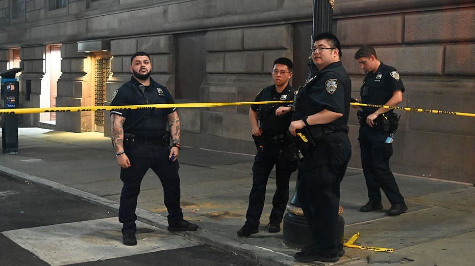 Heavy police presence at 345 Park Avenue, NYC shooting