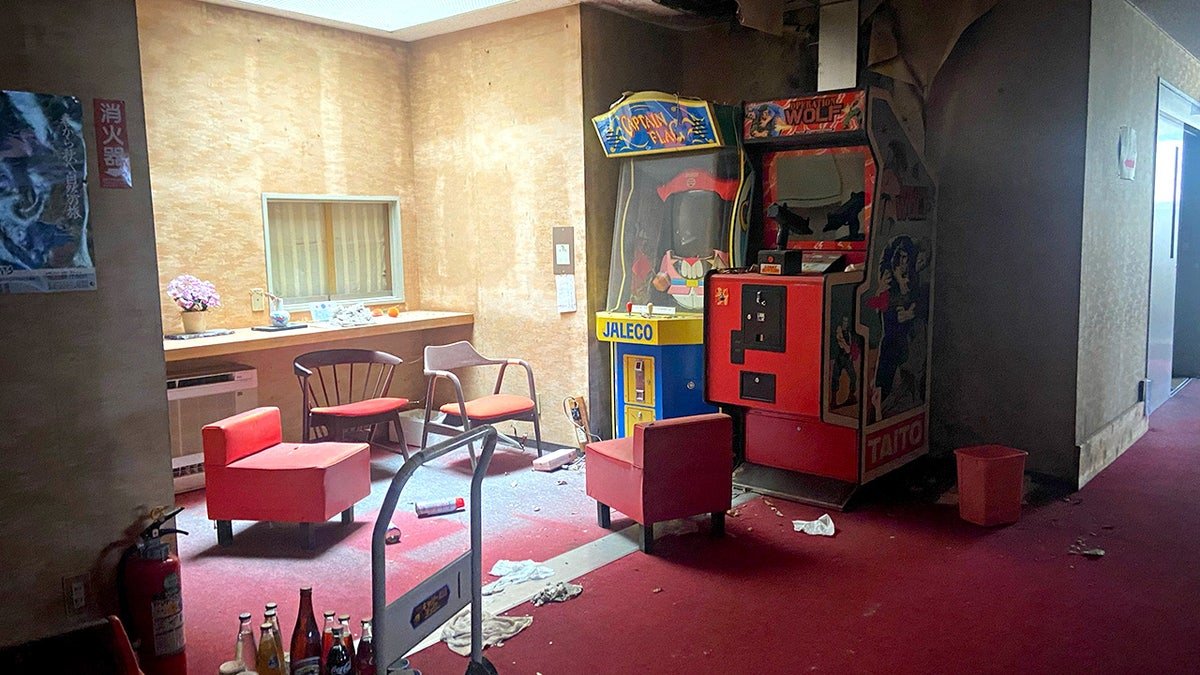 "We found arcade machines still filled with toys, tables set with drinks, and rooms that looked like they hadn’t been touched in decades."