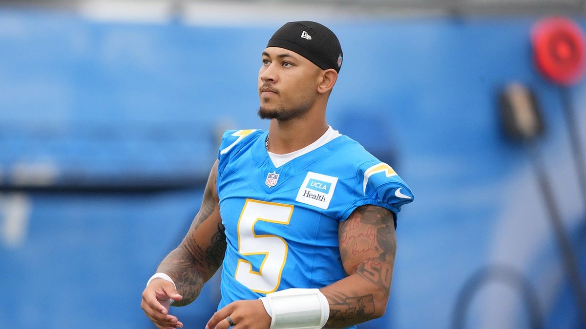 Trey Lance at training camp