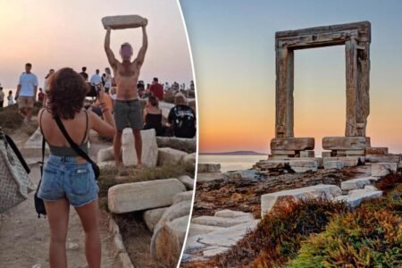Tourist shocks onlookers after engaging in ‘disrespectful’ act at ancient Greek site: ‘Crossed the line’