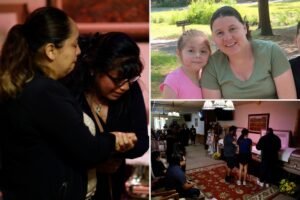 Weeping relatives, friends gather at wake to remember NJ mom and daughter killed in head-on crash with illegal migrant
