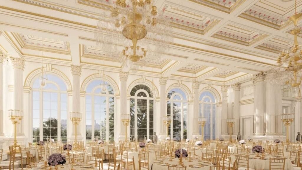 Sprawling new 0M White House ballroom to be paid for by Trump and donors