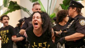 Anti-Israel protesters arrested after storming Schumer, Gillibrand’s NYC office building