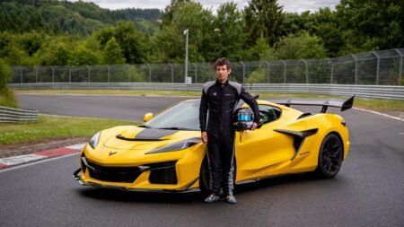 GM Corvettes shatter American speed records at legendary racetrack