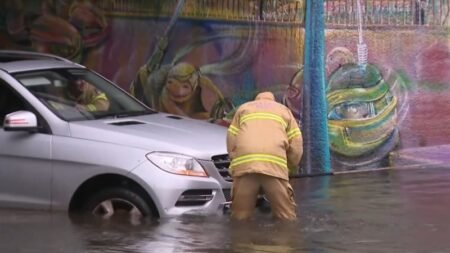 Flash flooding leaves drivers trapped, homes inundated in Perth