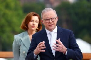 Albanese to address UN General Assembly, expected to urge nations to join social media ban; Typhoon Ragasa makes landfall in China