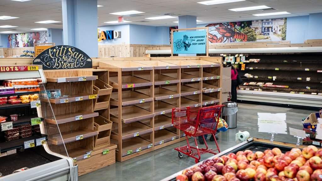 Store shelves wiped clean as Americans brace for massive winter storm