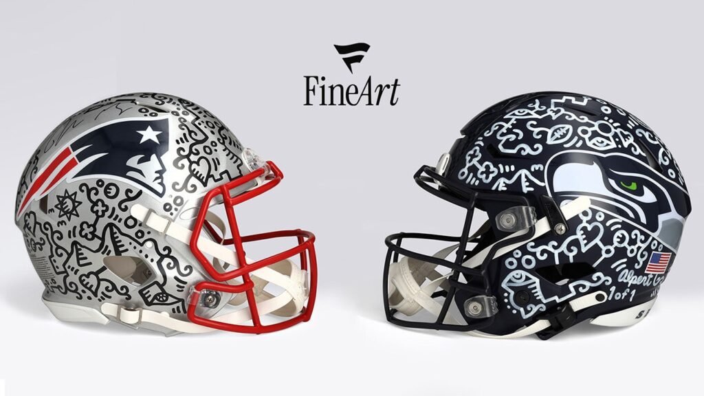 Artists transform Super Bowl LX uniforms into hand-painted masterpieces for Fanatics Fine Art launch