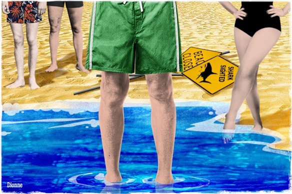 Fear is not going in above the ankles one day, then diving straight into a rip the next.