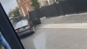 Geelong school bus rammed in dramatic police pursuit