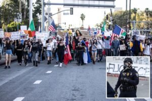 Anti-ICE agitators plan spate of protests across SoCal a day after clashing with federal agents