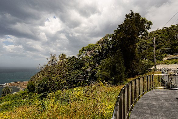 The land in Clifton, between Sydney and Wollongong, now has part of the Grand Pacific Walk constructed in front of it.