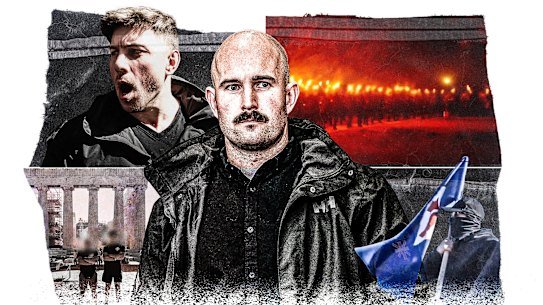 Australia’s biggest neo-Nazi group has been in direct contact with dozens of terrorists and extremist groups overseas.