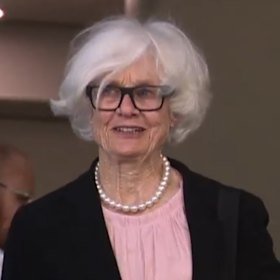 Dr Prudence Manners outside Perth Magistrates Court during a previous hearing.